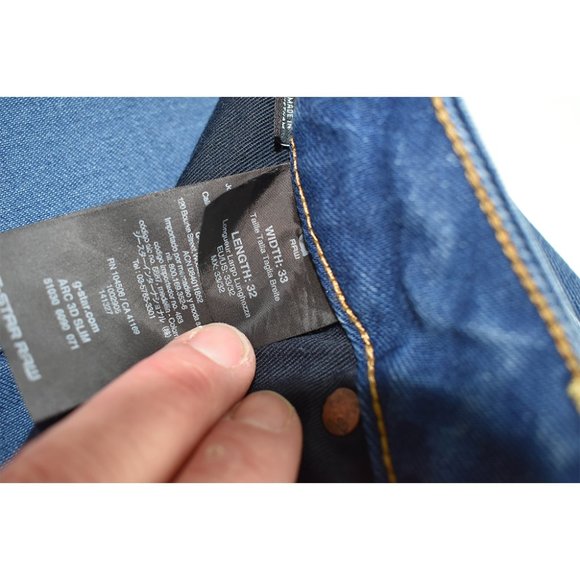 G-STAR RAW Arc 3D Slim Medium Blue Jeans 33x32 Great Condition - Picture 10 of 10